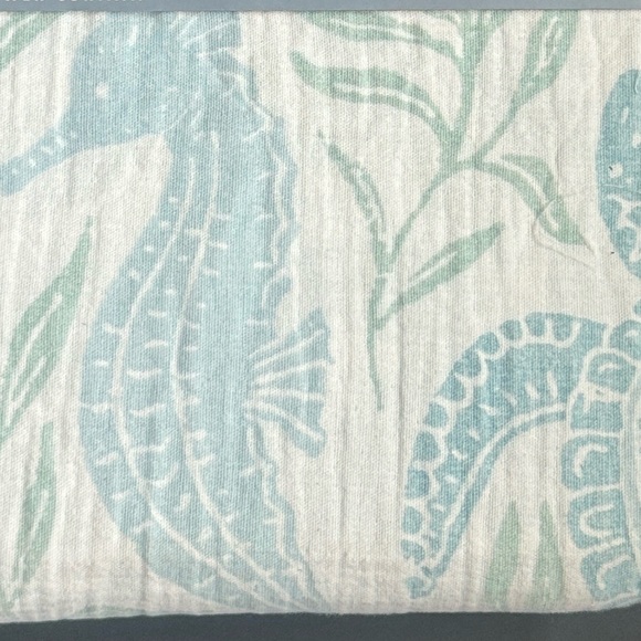 CARO HOME 100% Cotton Sea Turtle Shower Curtain - 72"x72" - Picture 10 of 11